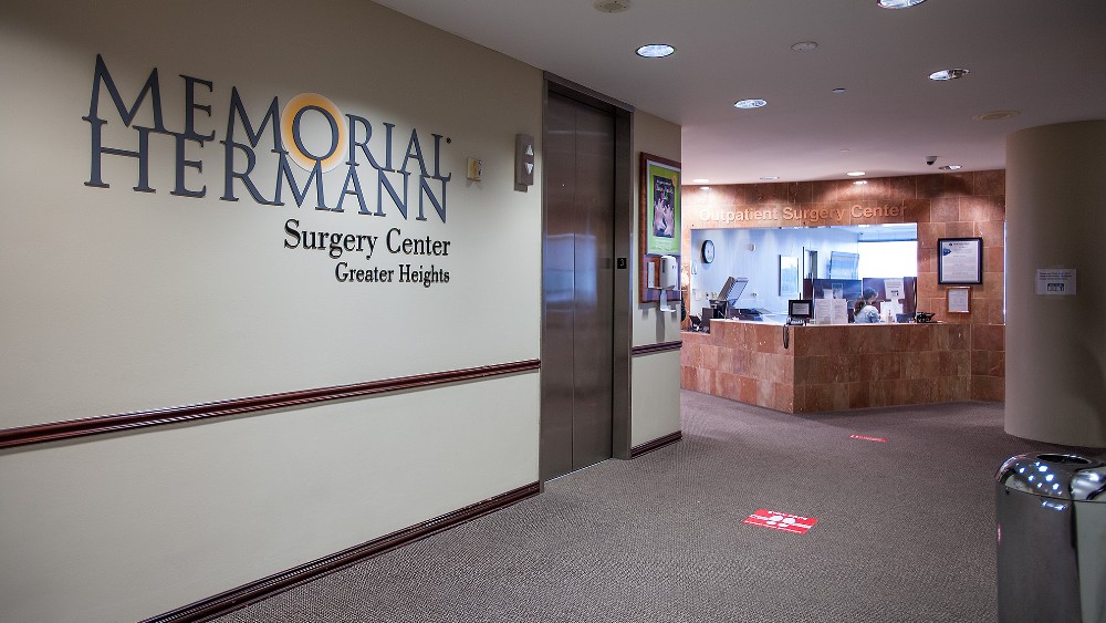 Photo of Entrance to Memorial Hermann Surgery Center in Greater Heights